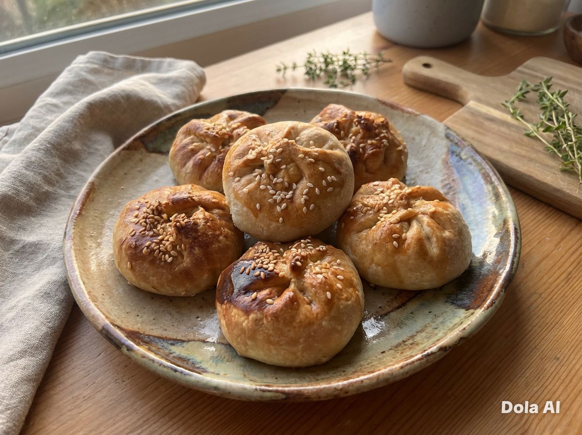 Handmade Baked Chicken Buns (Box of 6)