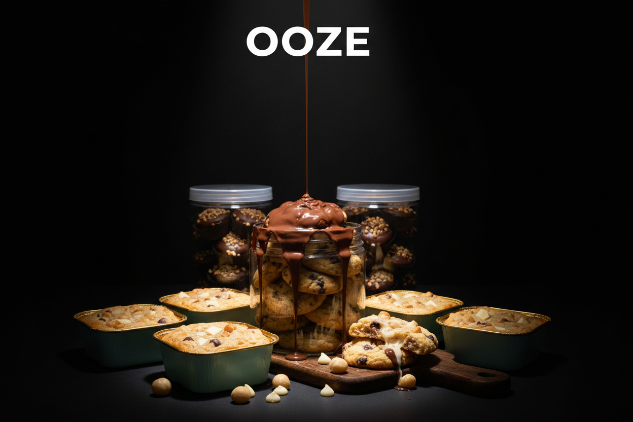 OOZE Hero Banner with Real Products